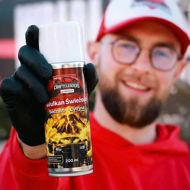 Wulkan Świeżości - Odświeżacz do Klimatyzacji Soczysta Cytryna